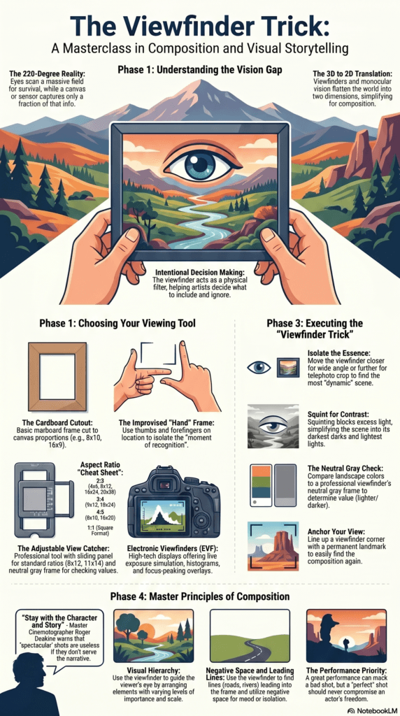 infographic: Viewfinder Trick