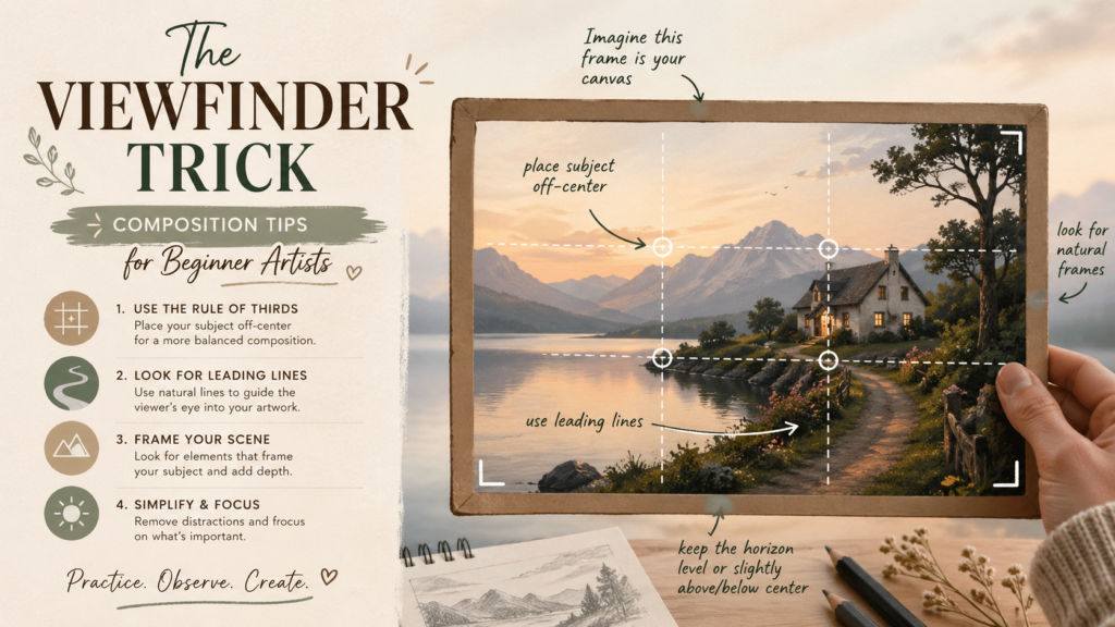 Viewfinder composition tips for beginners