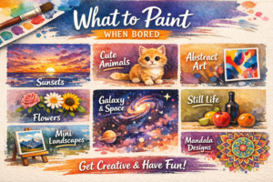 What to paint when bored beginners