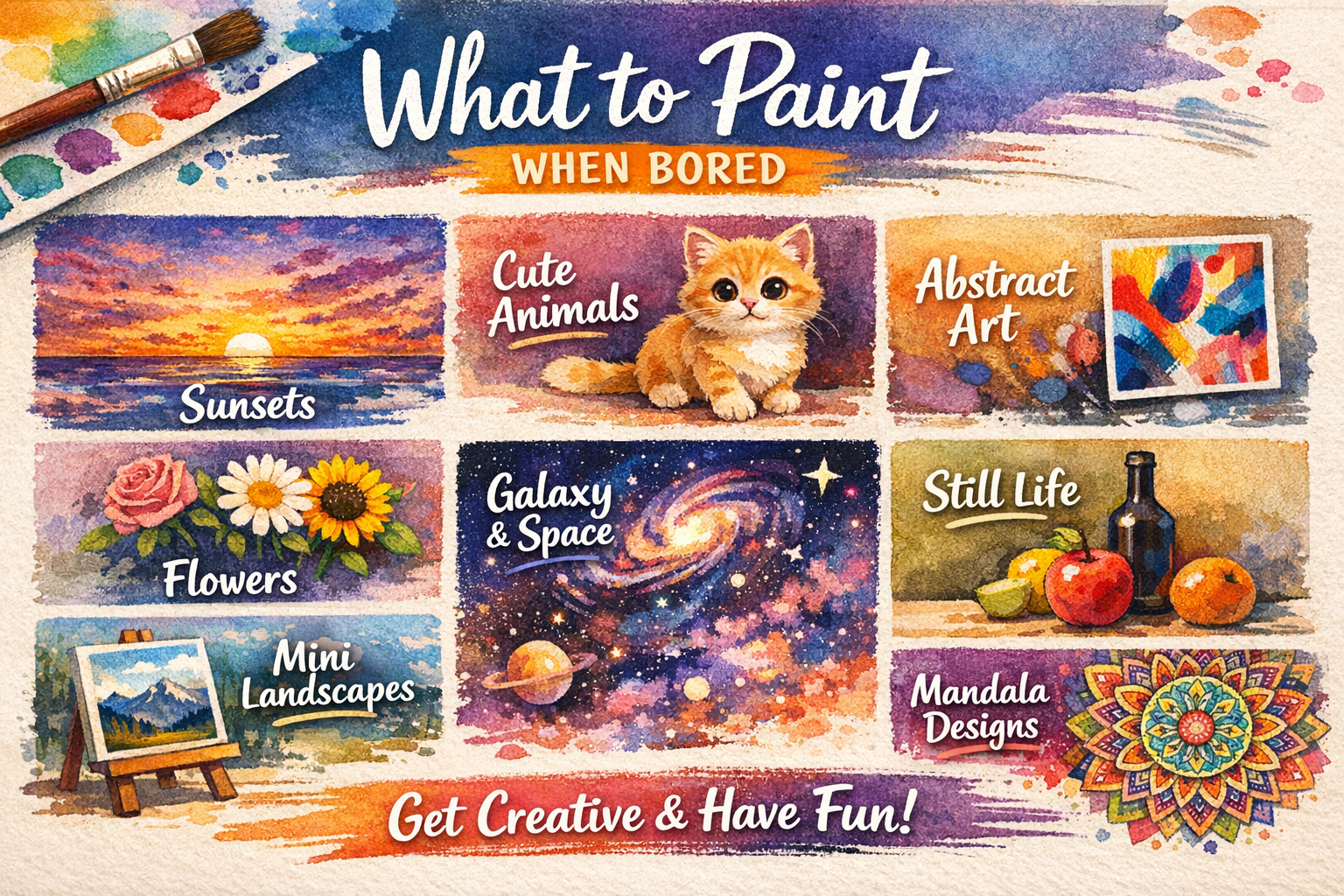 What to paint when bored beginners