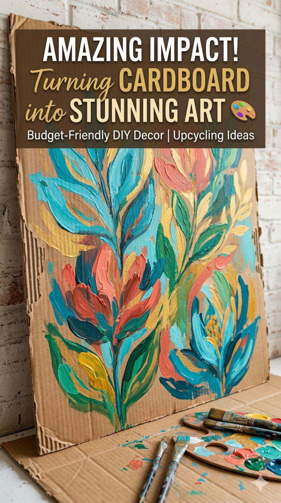 cardboardpaintingupcycle