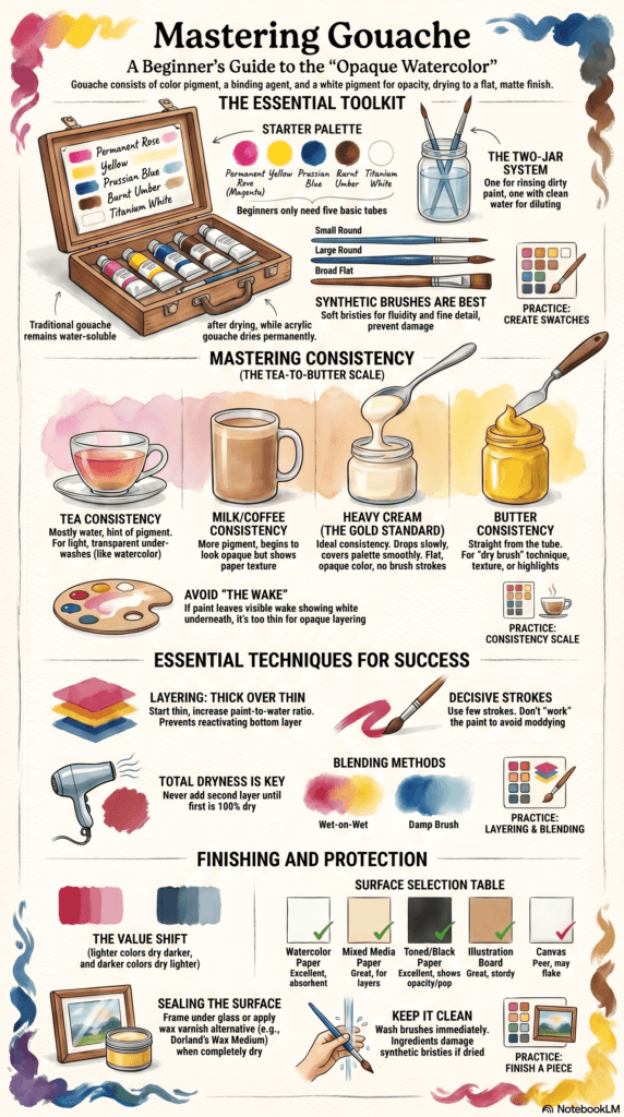 Mastering Gouache Beginner's Guide