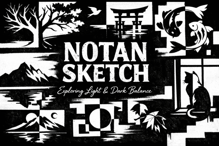 The Notan Sketch Secret: Master Composition with a 2-Color Sketch 10 The Notan Sketch Secret: Master Composition with a 2-Color Sketch