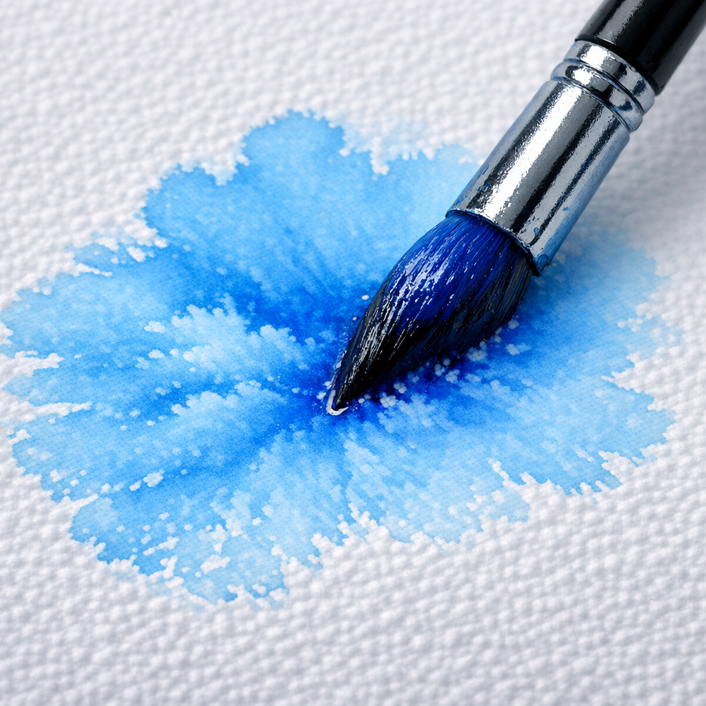 painting watercolor sky wet on wet