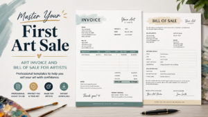 Art Invoice and Bill of Sale for Artists banner