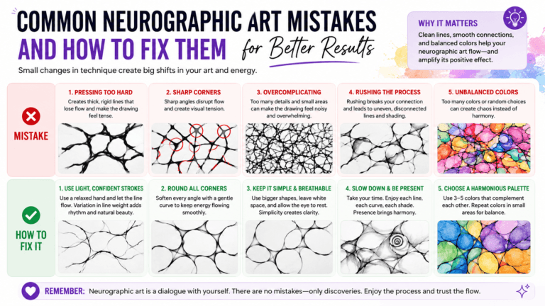 Common Neurographic Art Mistakes and How to Fix Them for Better Results 5 Common neurographic art mistakes and fixes banner