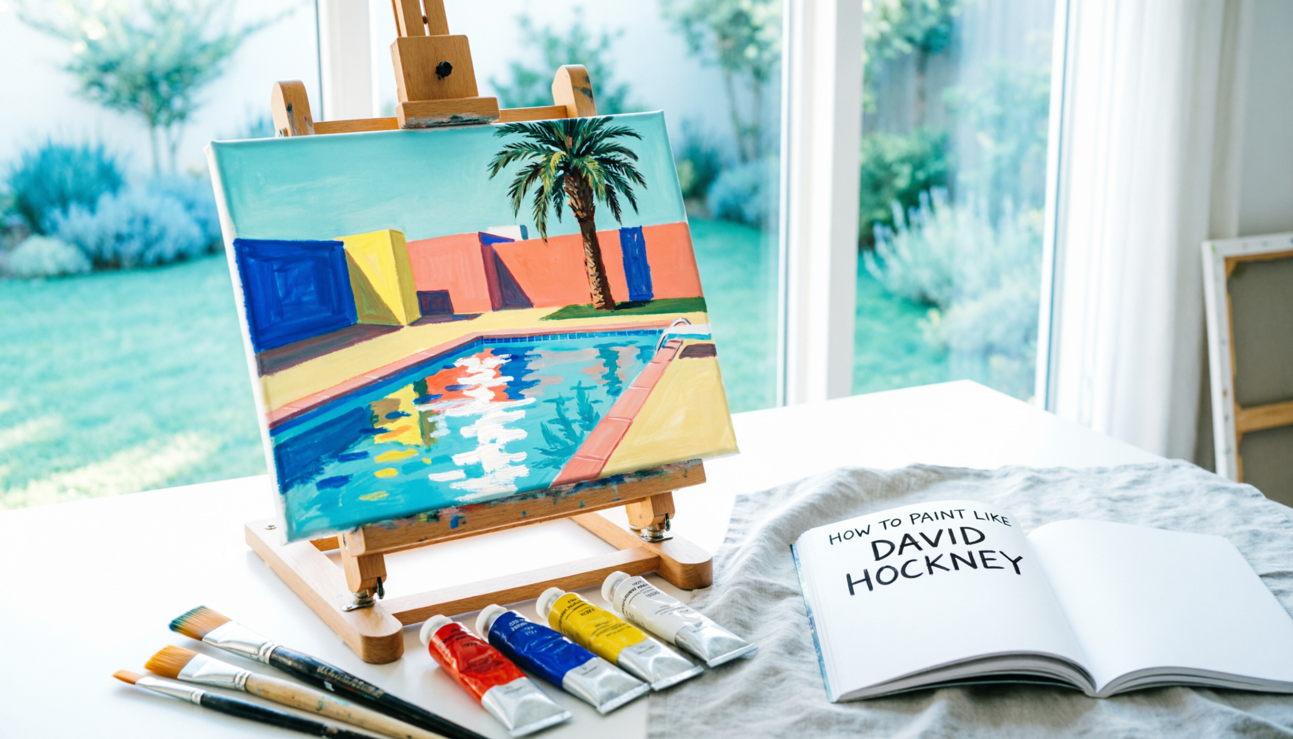How to Paint like David Hockney banner