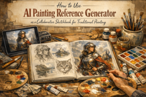 How to Use AI painting Reference Generator banner