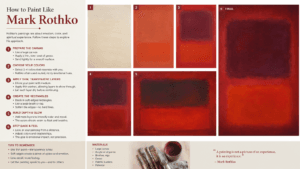 How to Paint Like Mark Rothko: Mastering the Art of Color Field Painting 11 How to paint like Mark Rothko banner