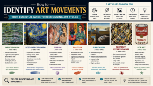 infographic : Identify art movements: your essential guide banner