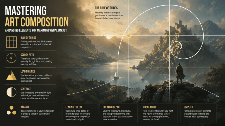 Mastering art composition principles banner