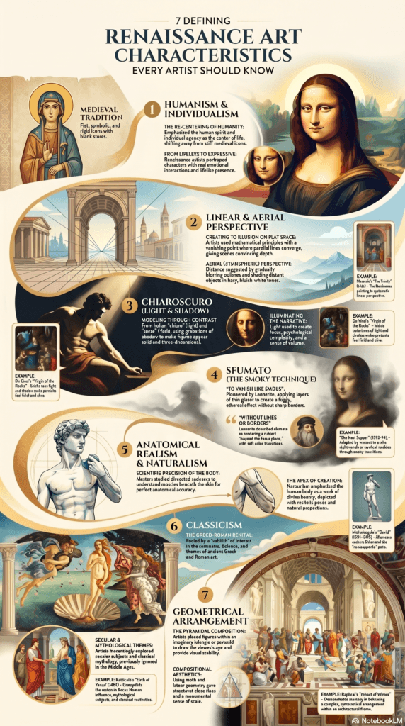 7 Defining Renaissance Art Characteristics Every Artist Should Know 3 Seven Renaissance Art Characteristics infographic