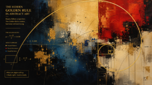 golden ratio in abstract art banner