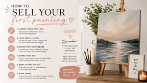 how to sell your first painting - hero