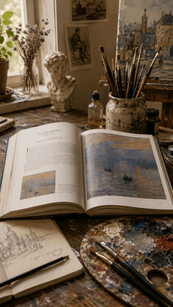 How to Identify Art Movements: Your Essential Guide to Recognizing Art Styles 5 monet style work in progress
