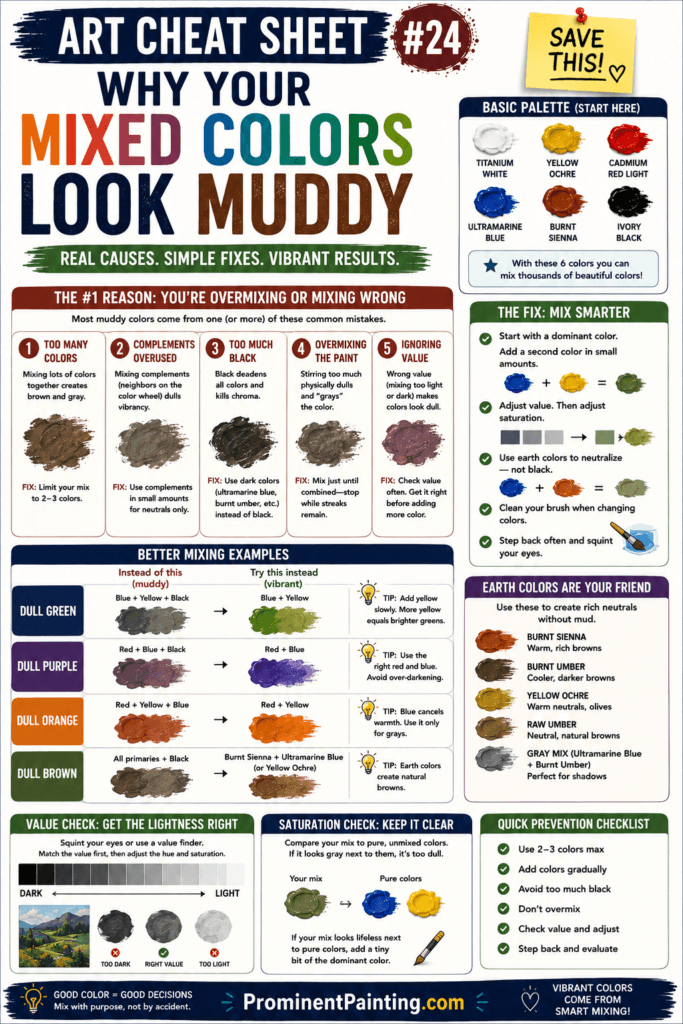 why your mixed colors look muddy
