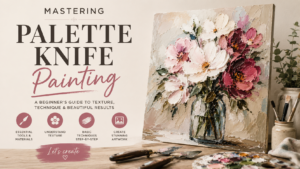 palette knife painting banner