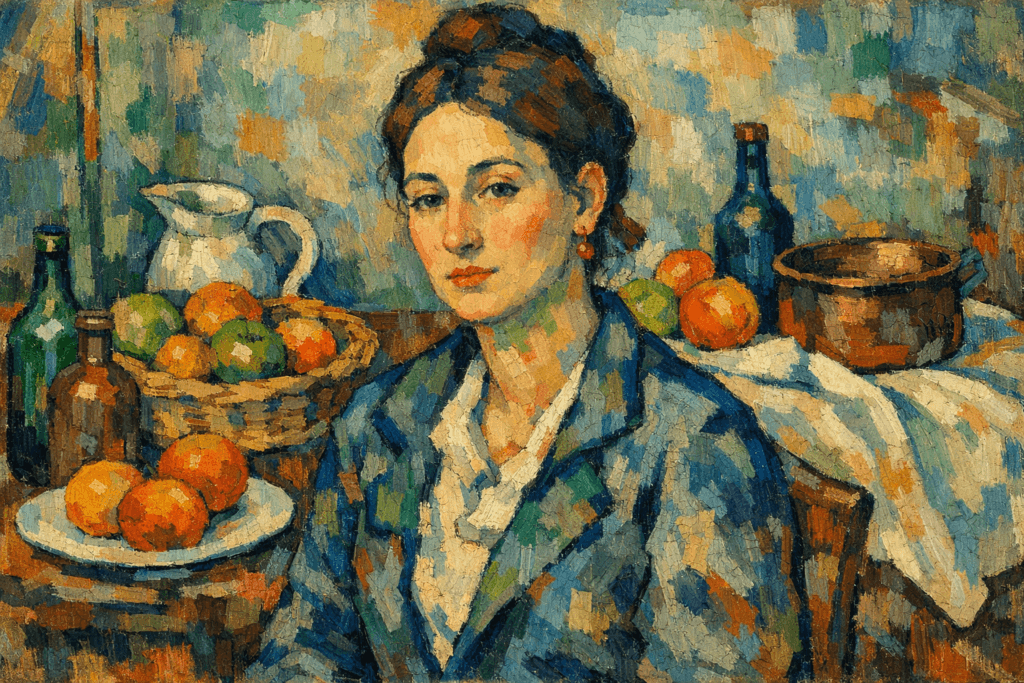 The Power Behind the Canvas: Famous Artists' Wives Who Shaped History 4 post-impressionist portrait of a woman