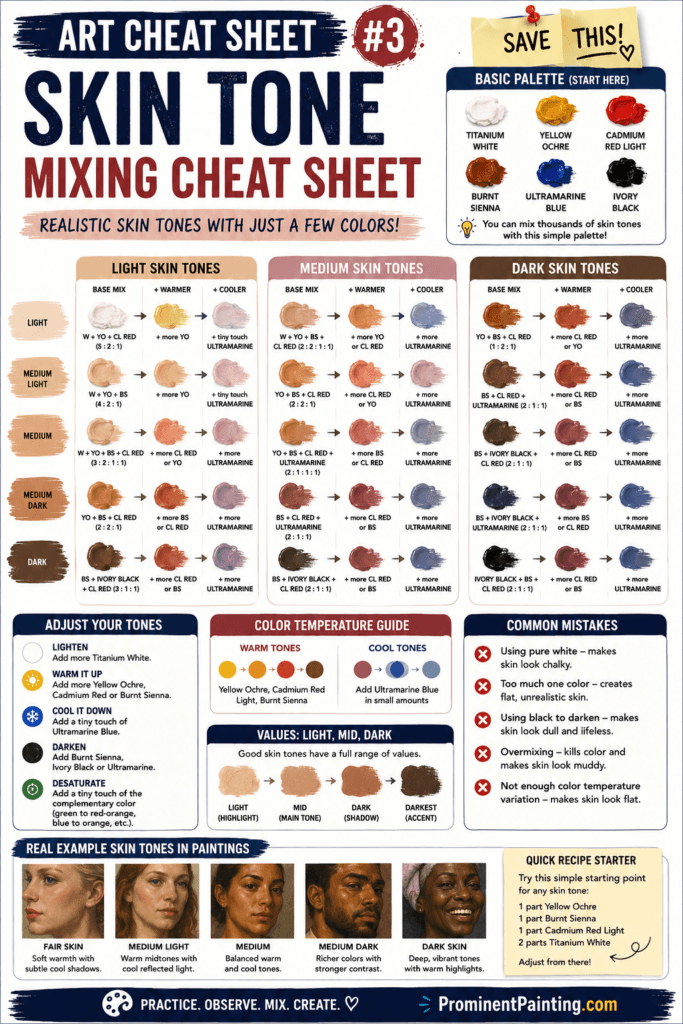 The Beginner’s Guide to Mixing Realistic Skin Tones 4 1000014467