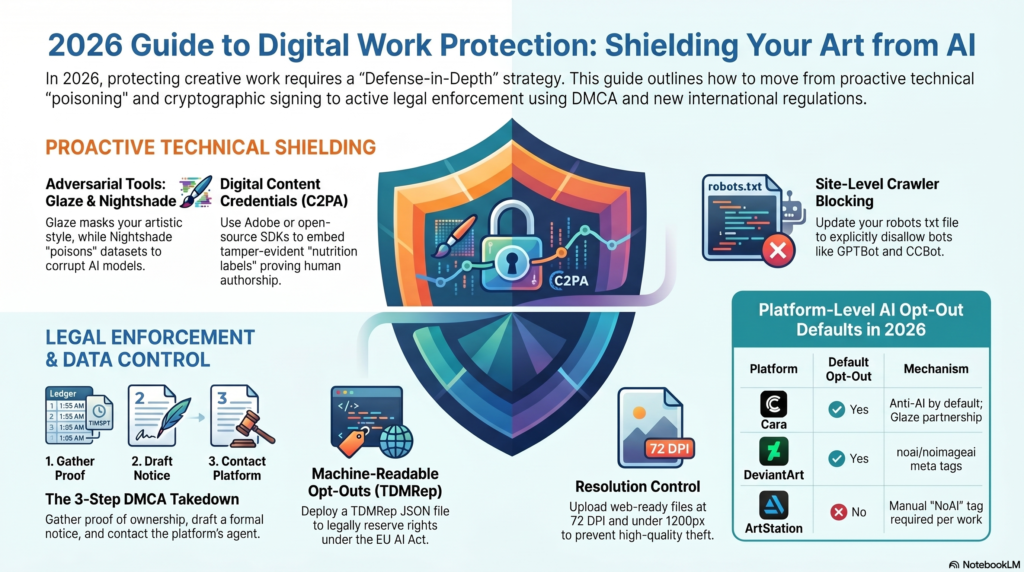 infographic: 2026 Digital Work Protection Guide
