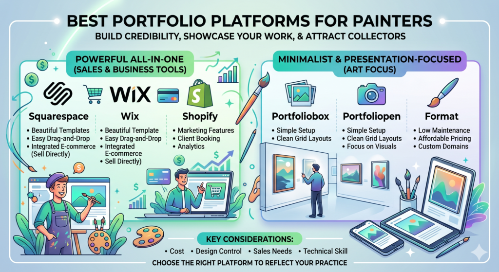Best Portfolio Platforms for Painters