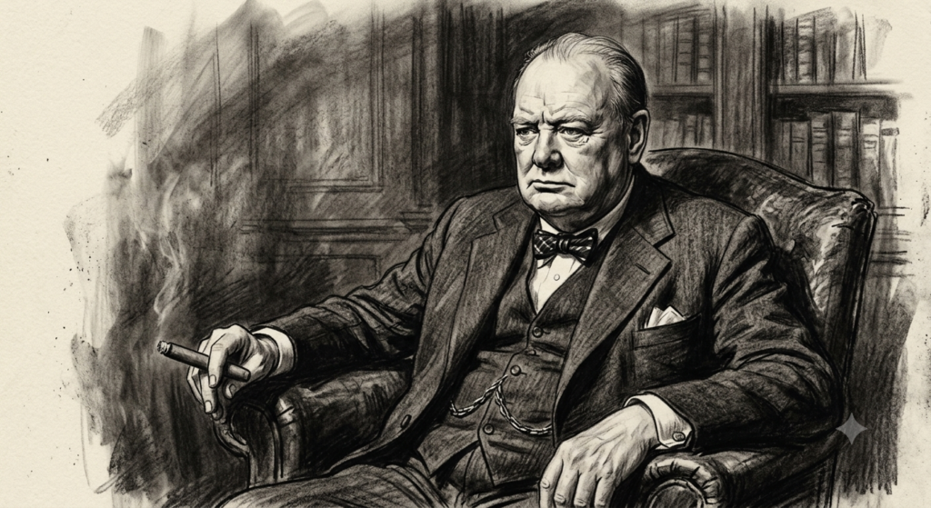 How to Master Charcoal Drawing: A Beginner's Guide to Bold, Expressive Art 4 winston churchill charcoal drawing