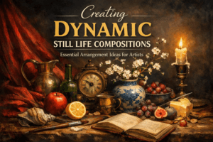 Creating Dynamic Still Life Compositions: Essential Arrangement Ideas for Artists 2 Creating Dynamic Still Life Compositions banner
