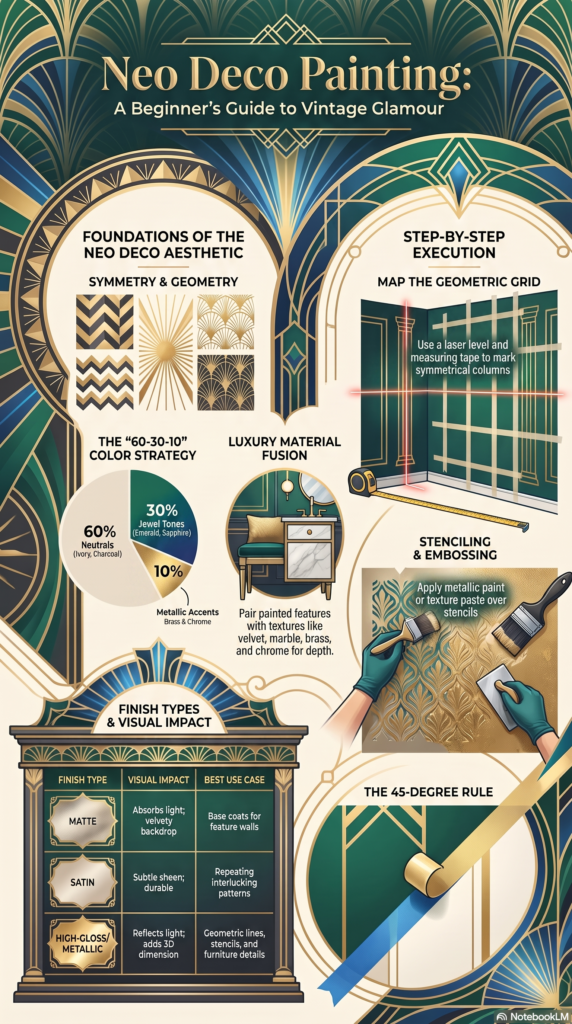 infographic: Neo Deco Painting Guide
