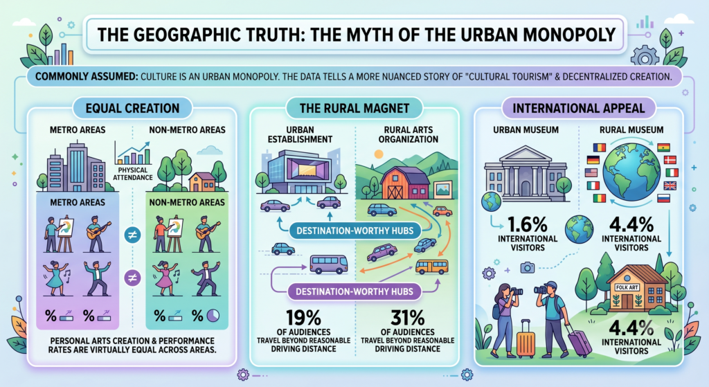 infographic: The Geographic Truth: The Myth of the Urban Monopoly