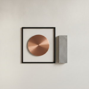 Painting Styles With Examples: A Visual Reference Guide 15 A minimalist composition featuring simple geometric shapes in a balanced and clean layout.
