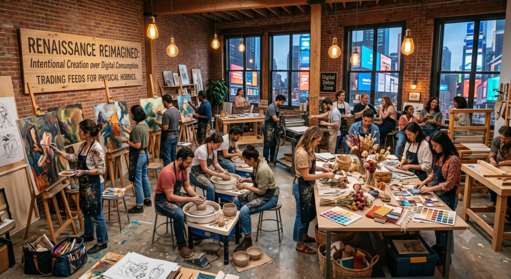 painting trends 2026: physical art studio is undergoing a profound modern renaissance