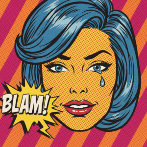 Painting Styles With Examples: A Visual Reference Guide 14 A vibrant pop art portrait in a retro comic book style featuring bold black outlines, expressive features, and classic halftone dot patterns.