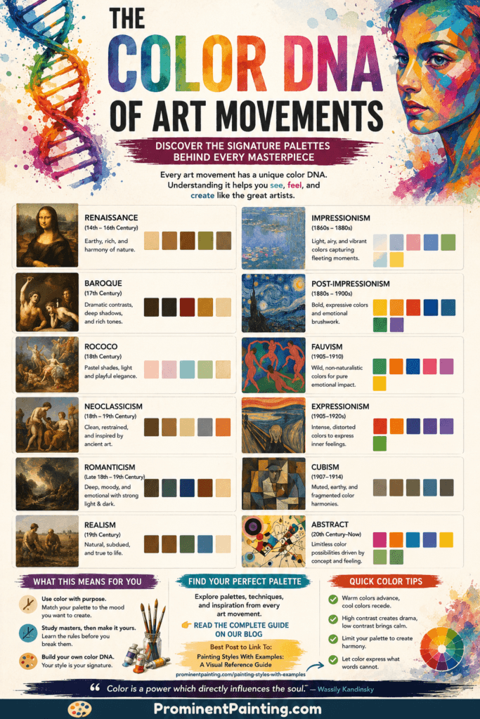 The Color DNA of Art Movements: How to Paint with Historical Palettes 3 Color DNA of Art Movements