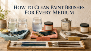 Cleaning Paint Brushes Across Every Medium banner