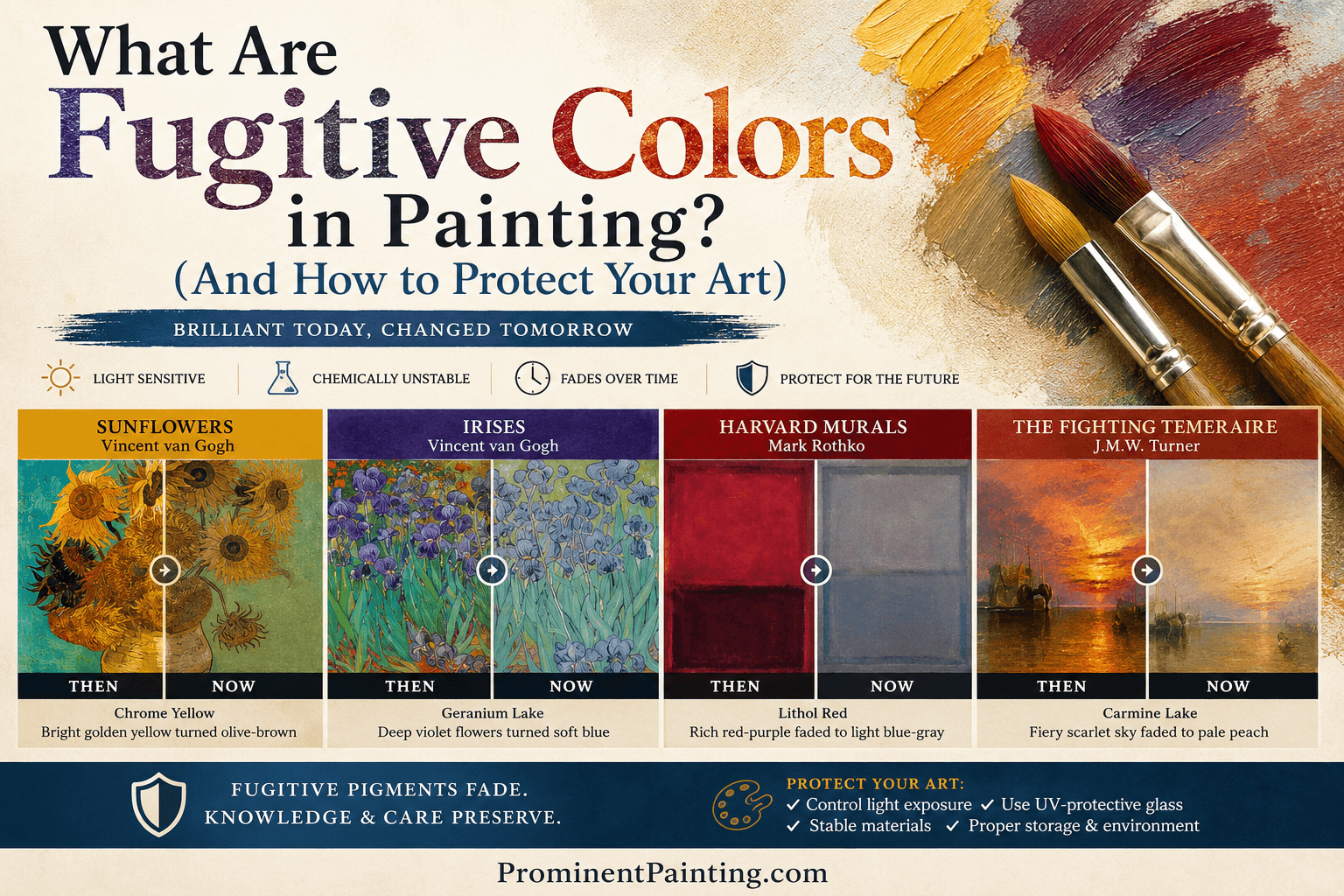 Fugitive Colours - Protect your Art banner