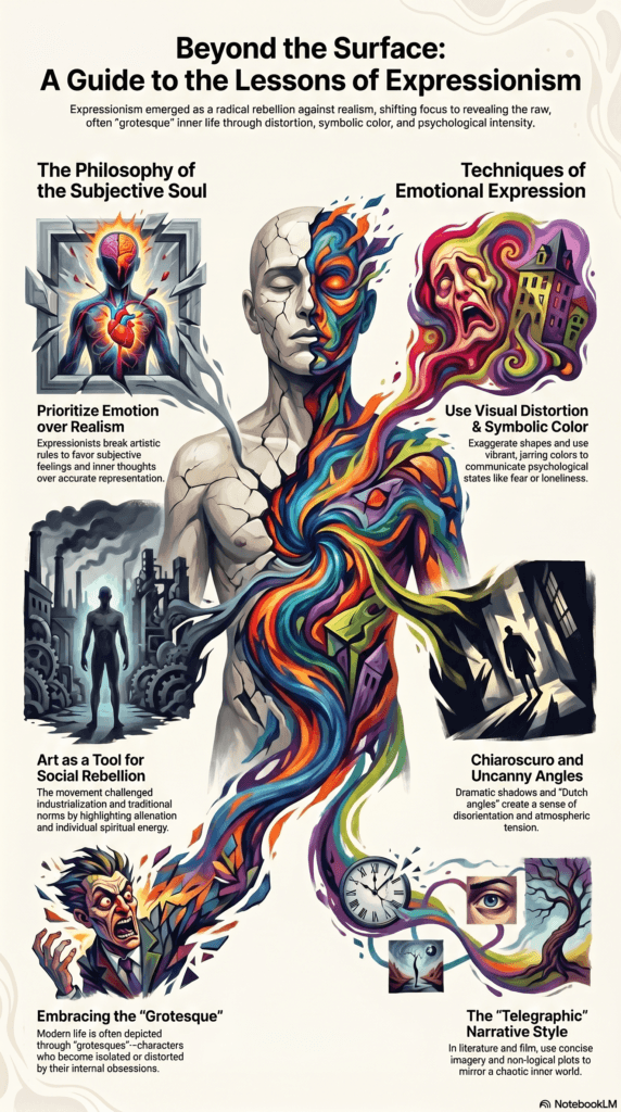 Infographic Lessons of Expressionism Guide
