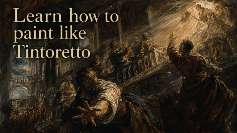 How to Paint Like Tintoretto: 5 Action Movie Secrets from the Venetian Master 5 Learn how to paint like Tintoretto banner