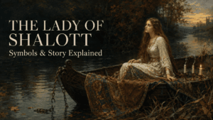 The Lady of Shalott Painting Meaning banner