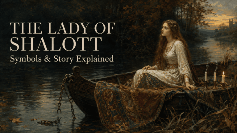 The Lady of Shalott Painting Meaning: Symbols and Story Explained 4 The Lady of Shalott Painting Meaning banner